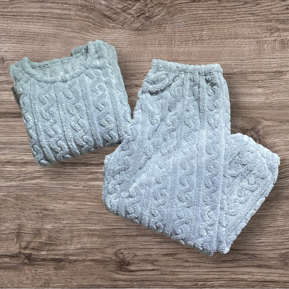 Plush Gray Lounge Set